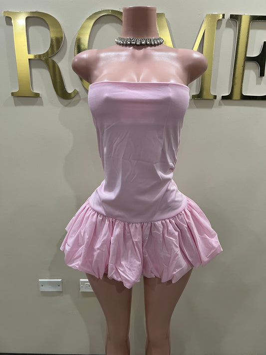 Solange Princess Pumpkin Dress (Pink)