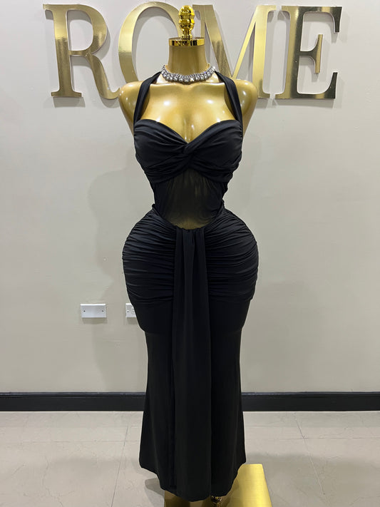 Sweetheart Nara Dress (Black)