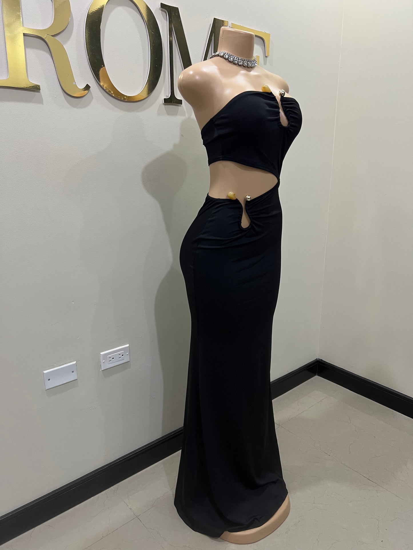 Ming Stone Dress (Black)