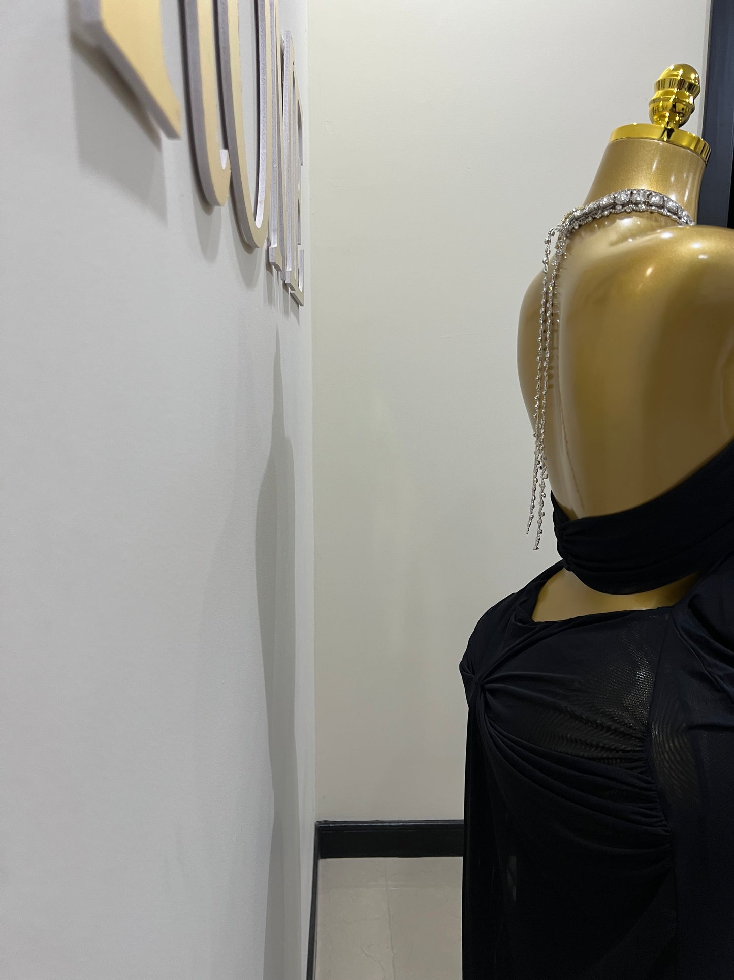 Kim Mesh Dress (Black)