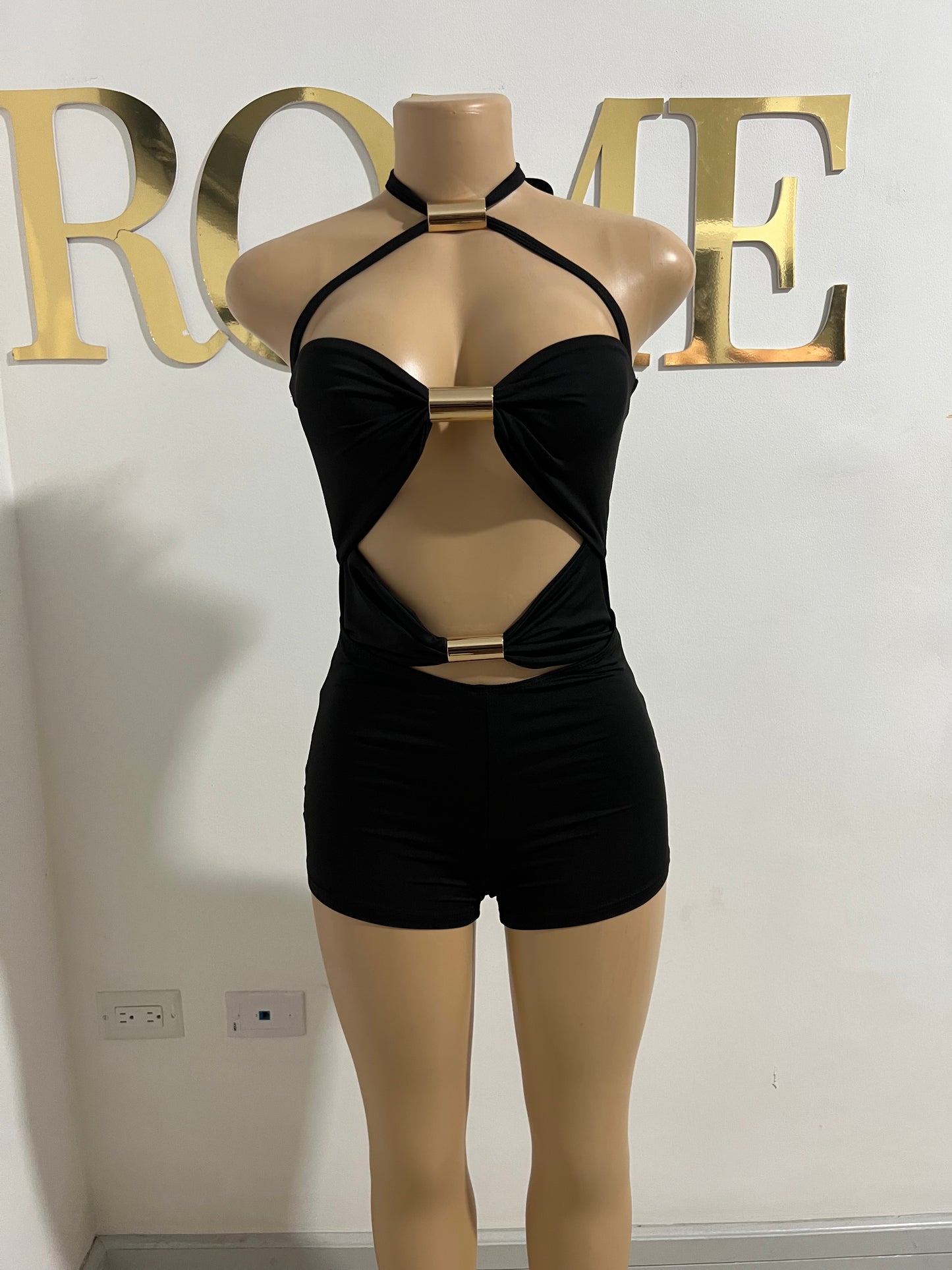 Femi Romper (Black)