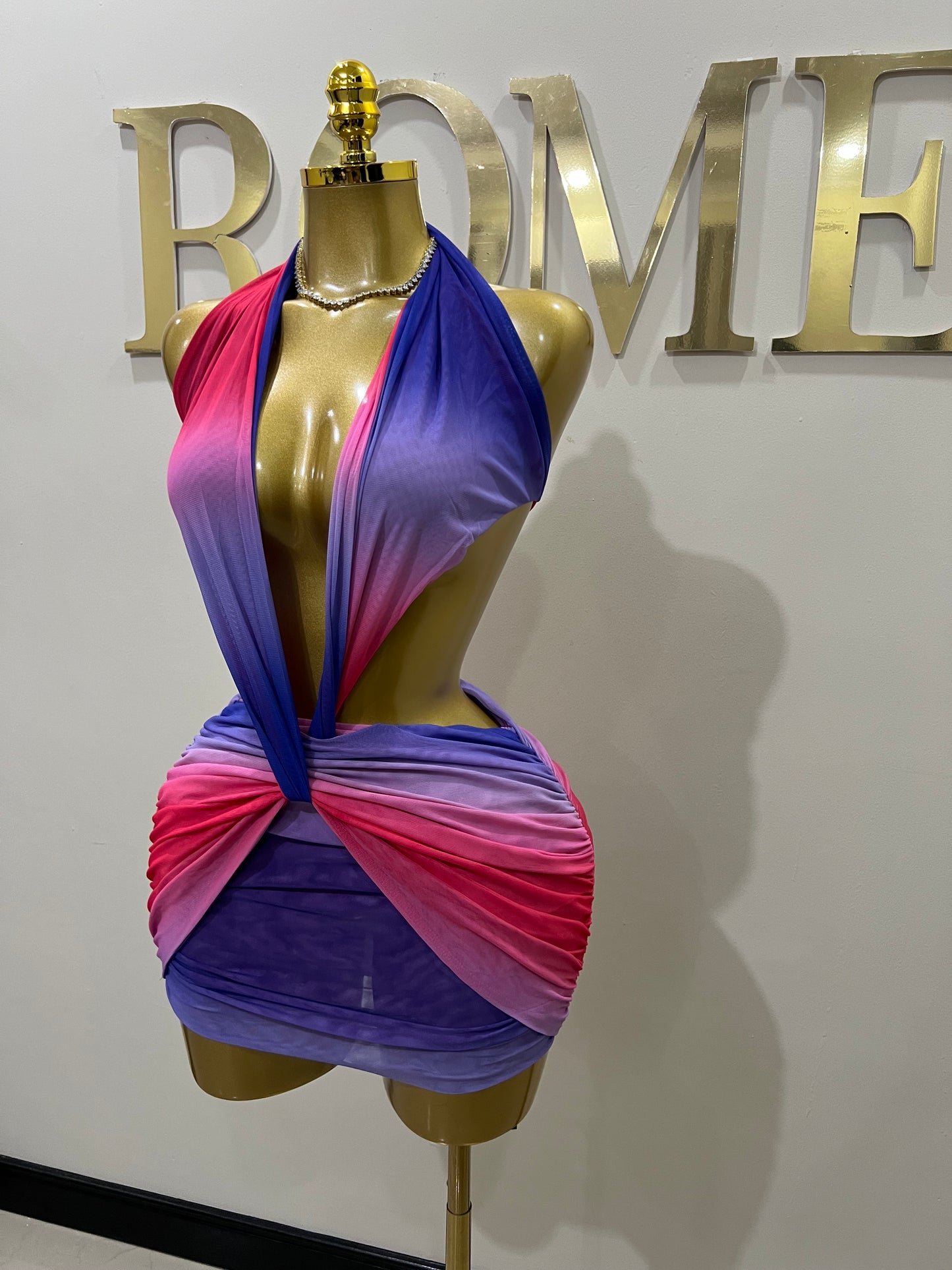 Asia Paradise Mesh Dress (Purple)
