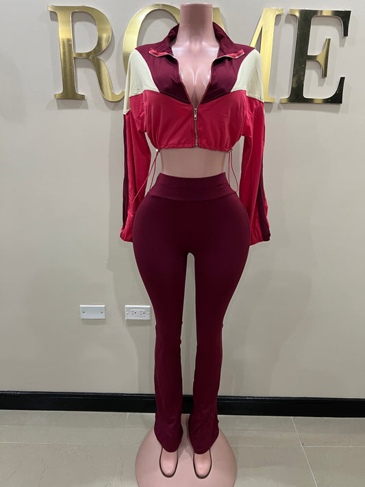 Candy Tracksuit (Burgundy)