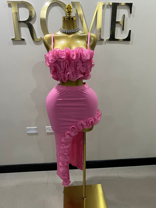 Bloom Skirt Set (Pink)