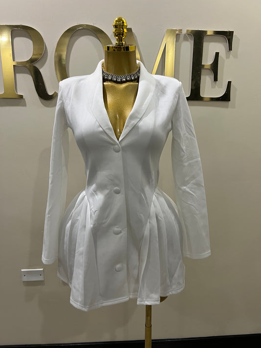 Jodie Mini Dress (White)