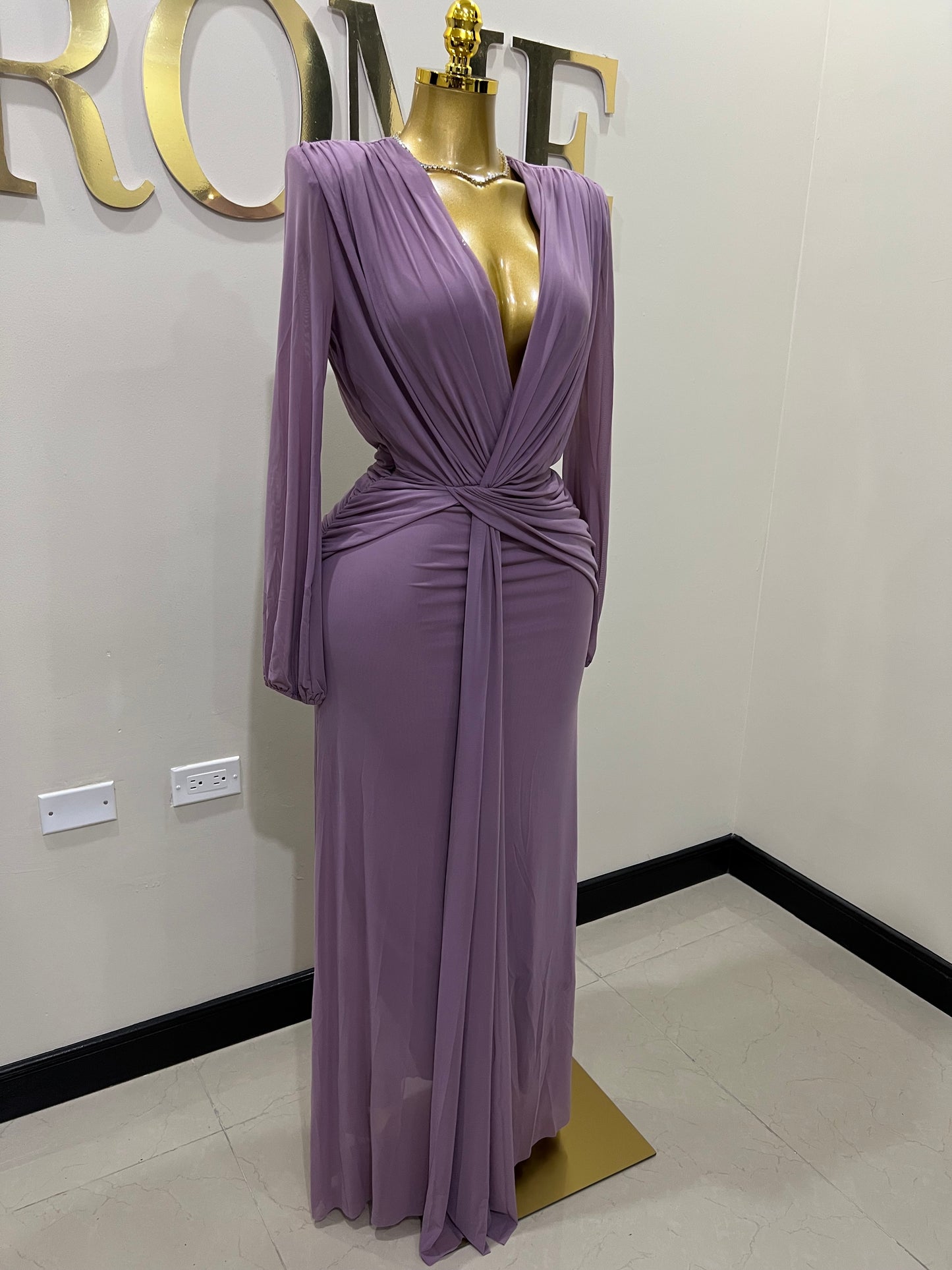 Michelle Victoria Dress (Purple)