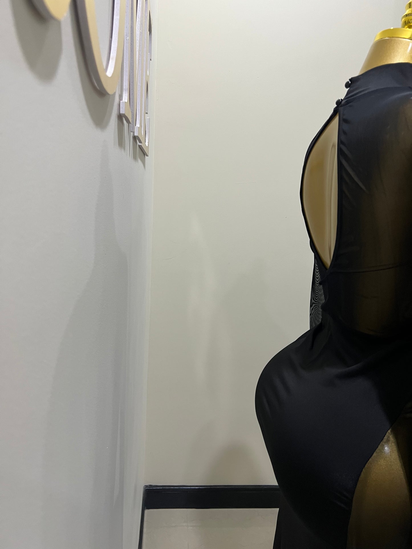 Leah Sequin Dress (Brown)