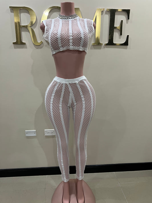 Amy Mesh Set (White)