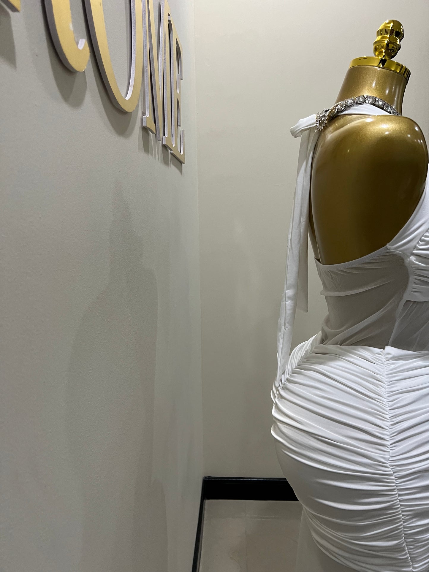 Sweetheart Nara Dress (White)