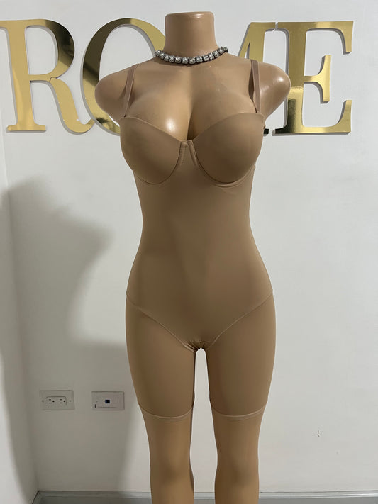 Shapewear Lingerie Bodysuit 2 (Brown)