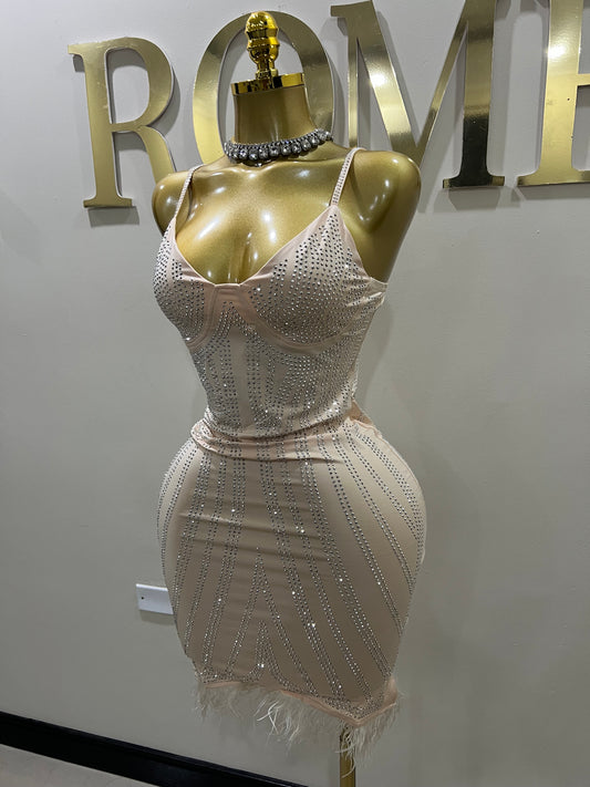 Cherri Vibe Dress (Nude)