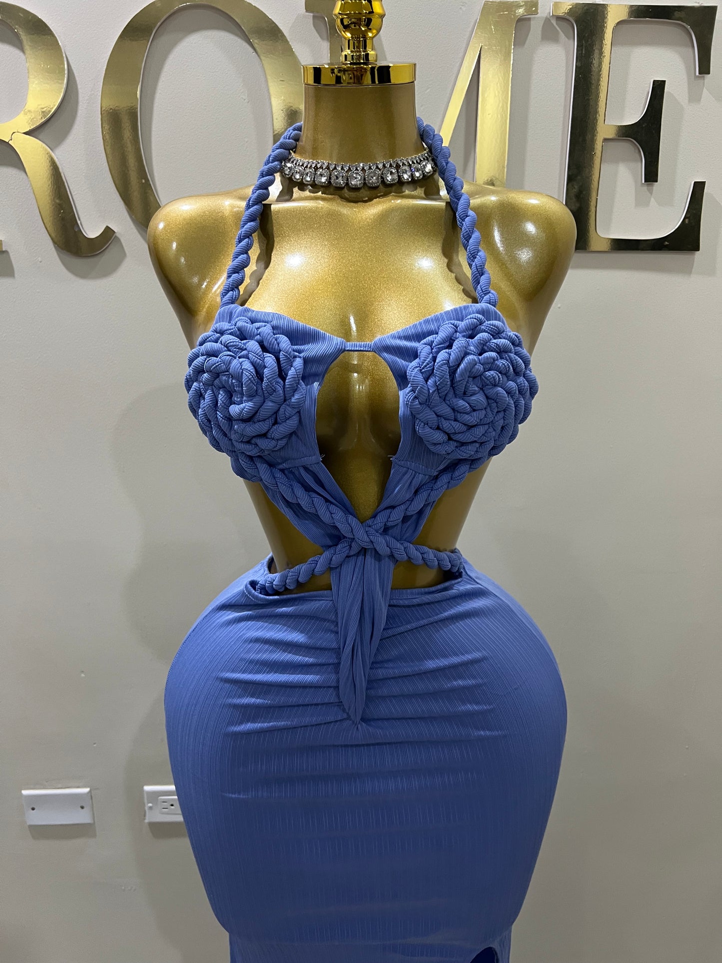Athena Rope Dress (Blue)
