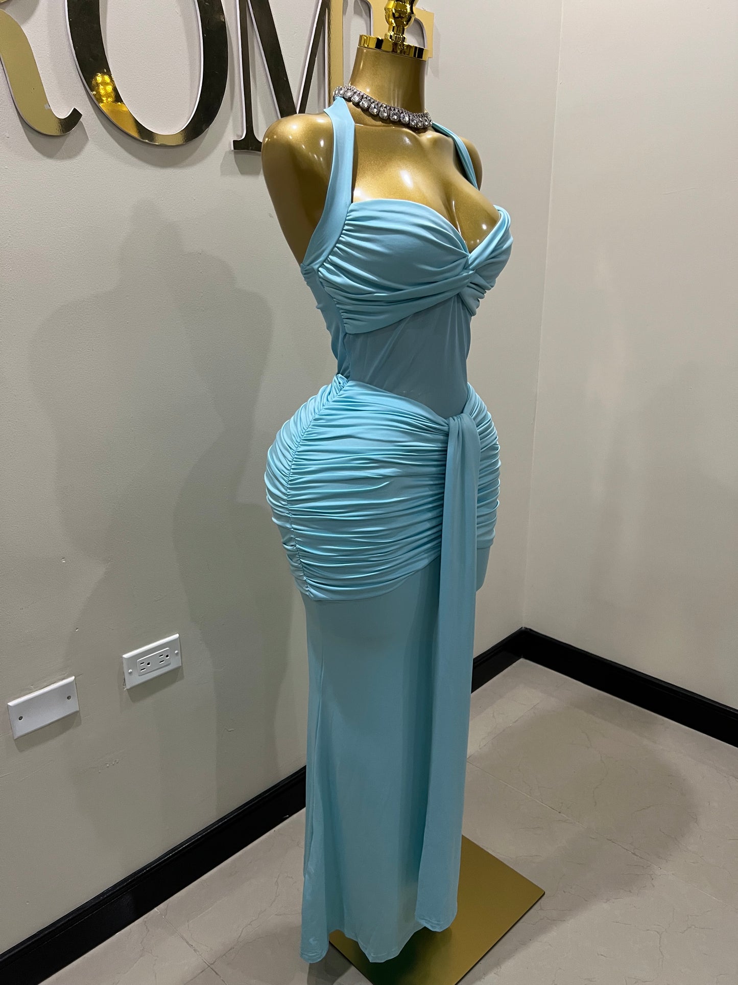 Sweetheart Nara Dress (Blue)