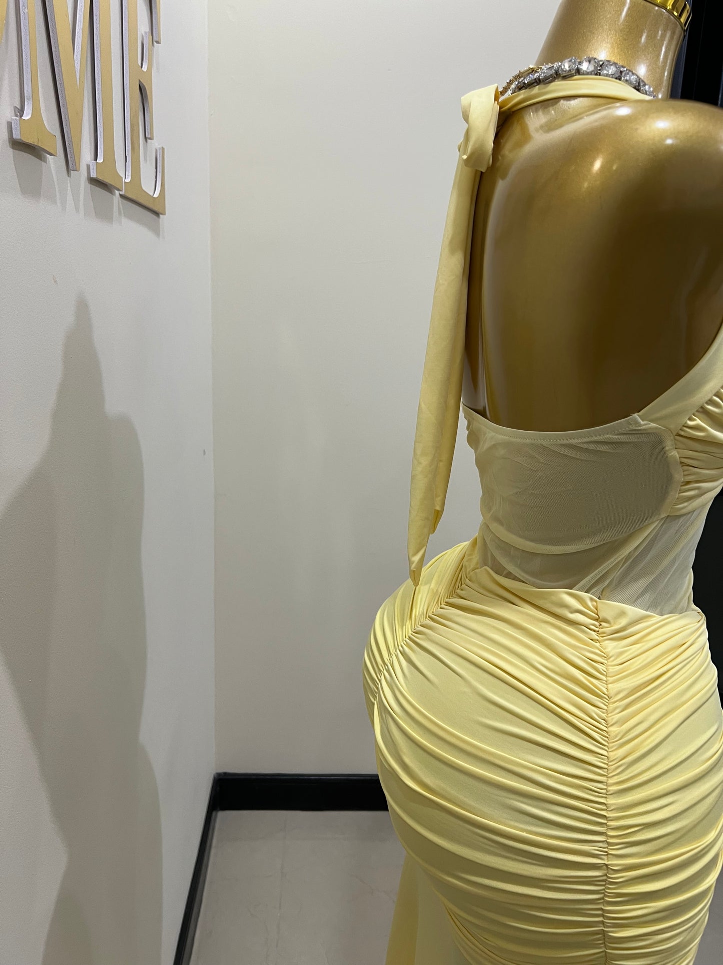 Sweetheart Nara Dress (Yellow)