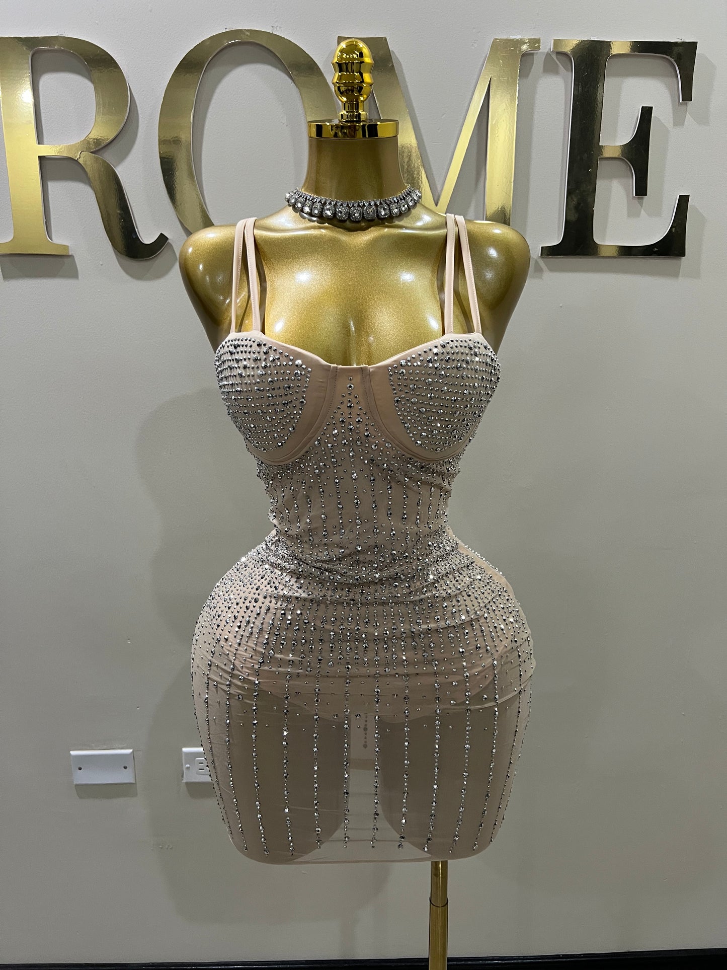Ashanti Dress (Nude)