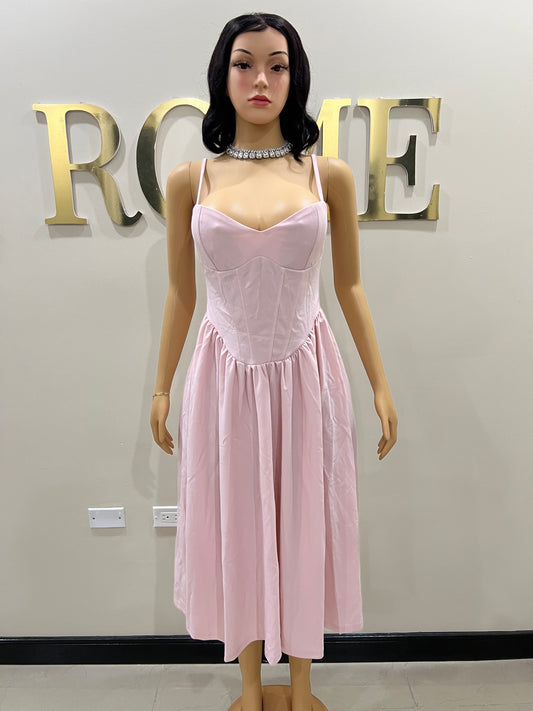 Daisy Diana Dress (Pale Pink)