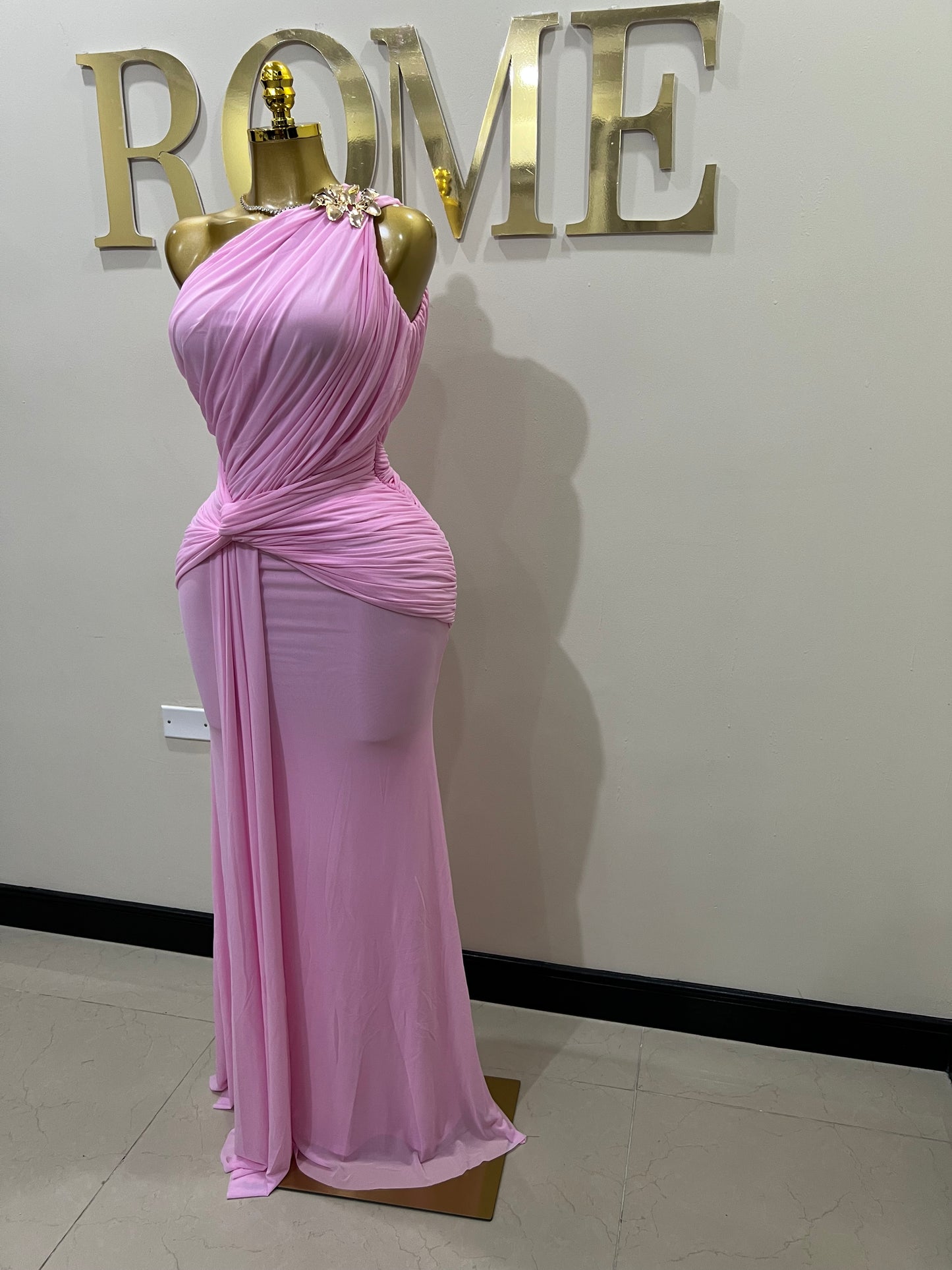 Michelle Petal Grace Dress (Light Pink)