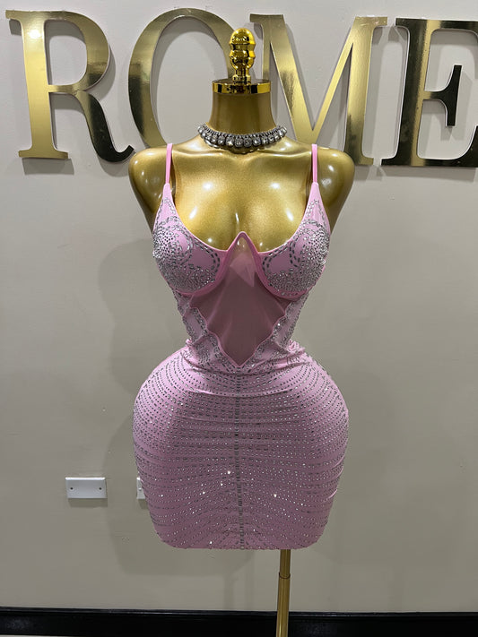 Medusa Party Dress (Pink)