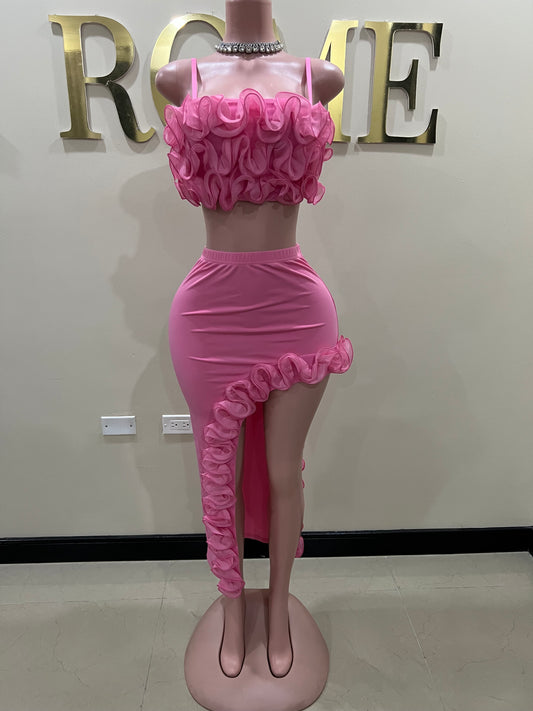Bloom Skirt Set (Pink)