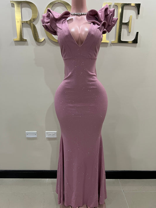 Pompei Glitter Dress (Pink)