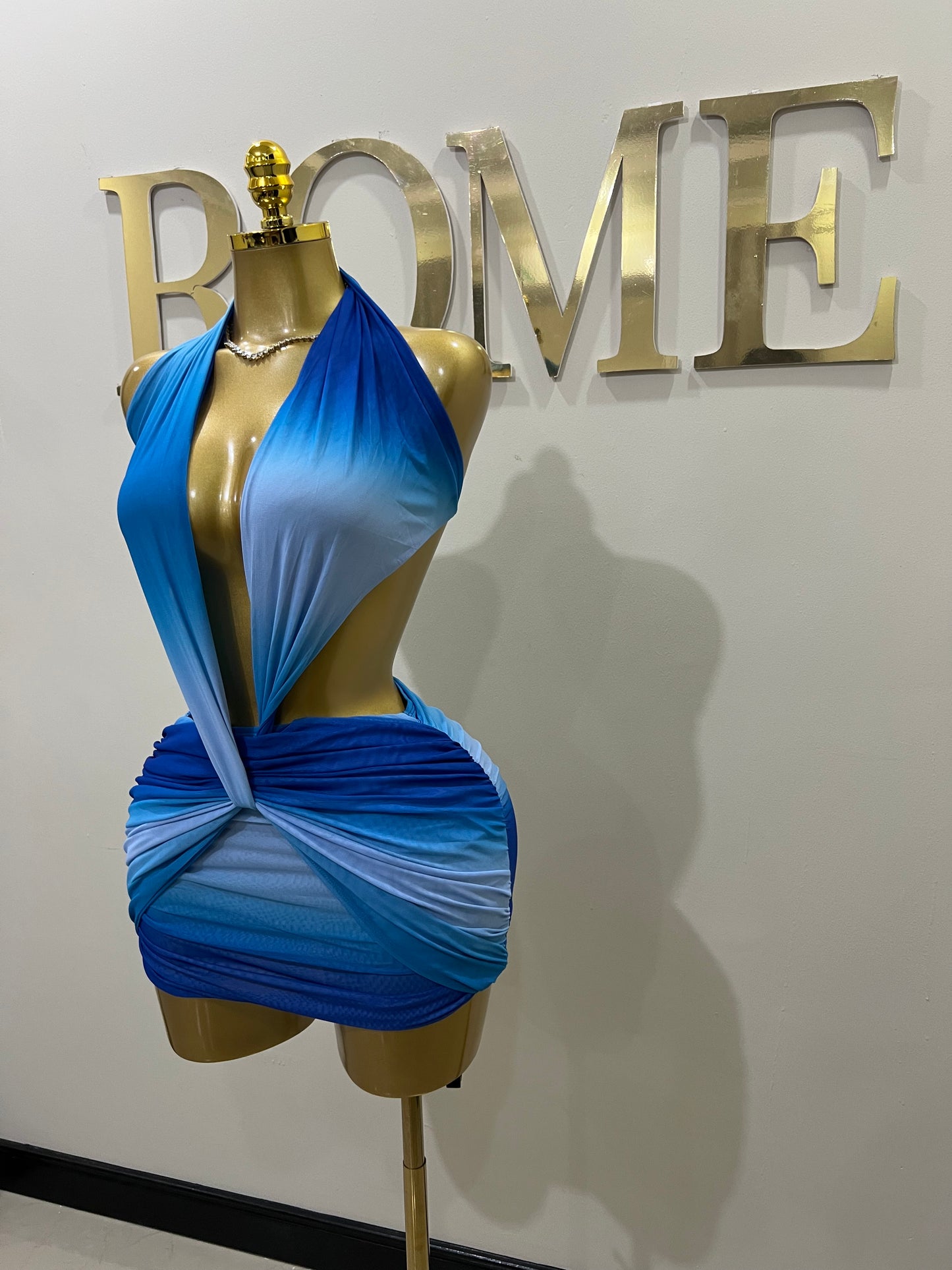 Asia Paradise Mesh Dress (Blue)