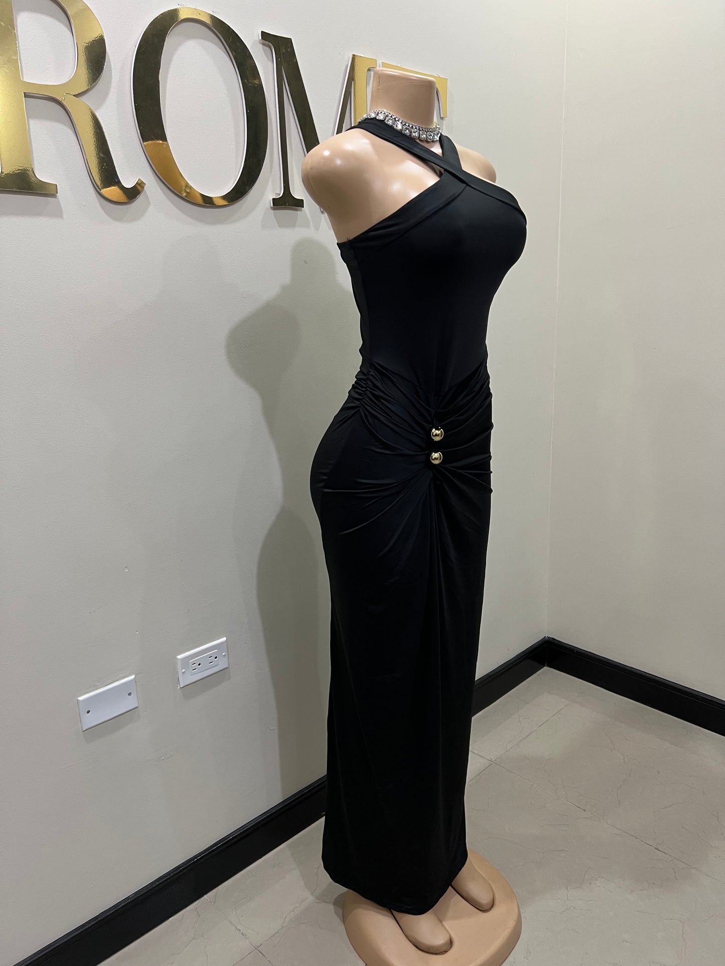 Olive Dress (Black)
