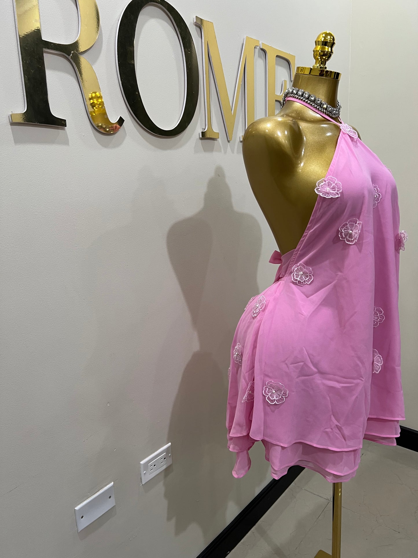 Rumi Petal Dress (Pink)