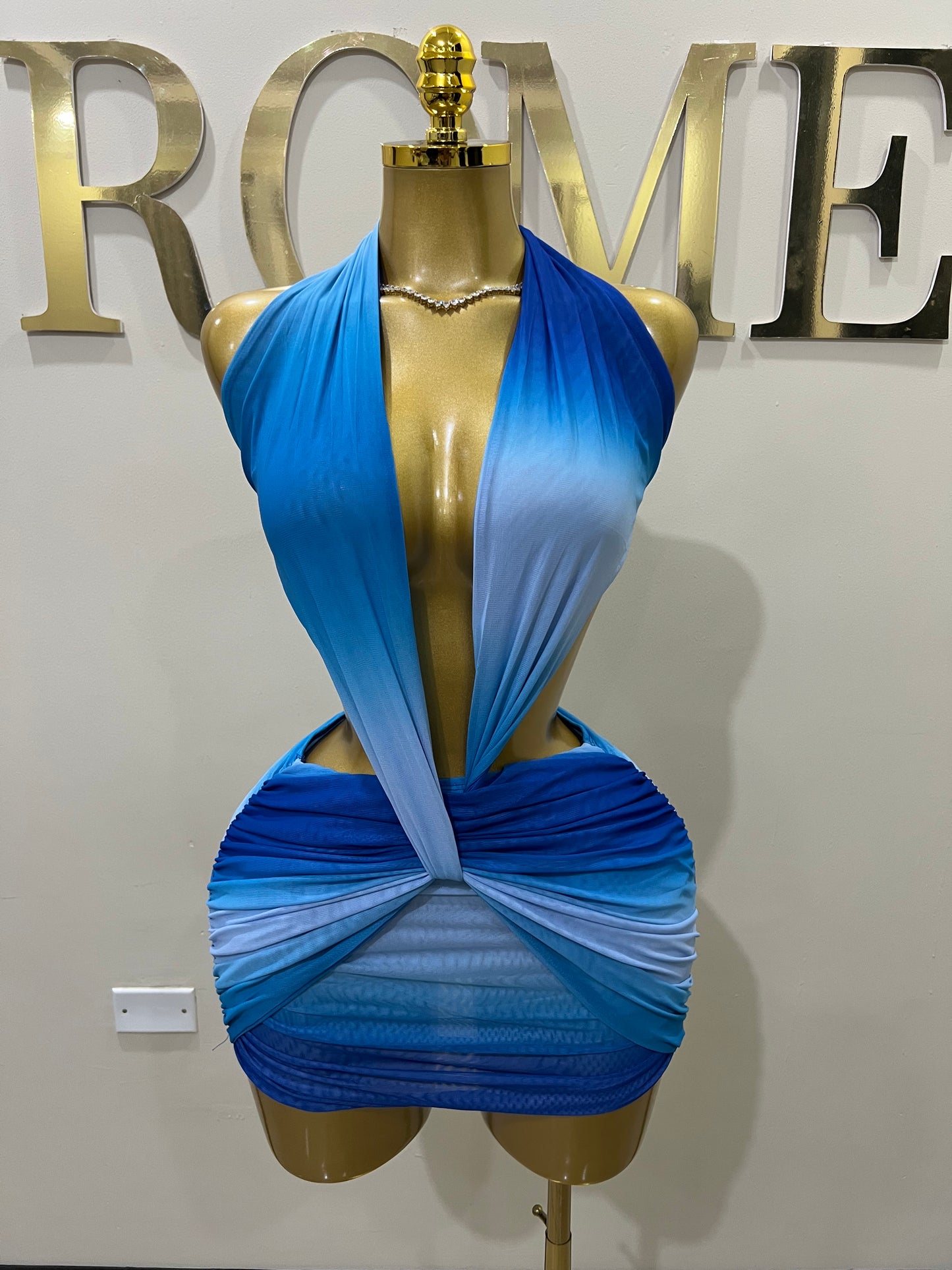 Asia Paradise Mesh Dress (Blue)
