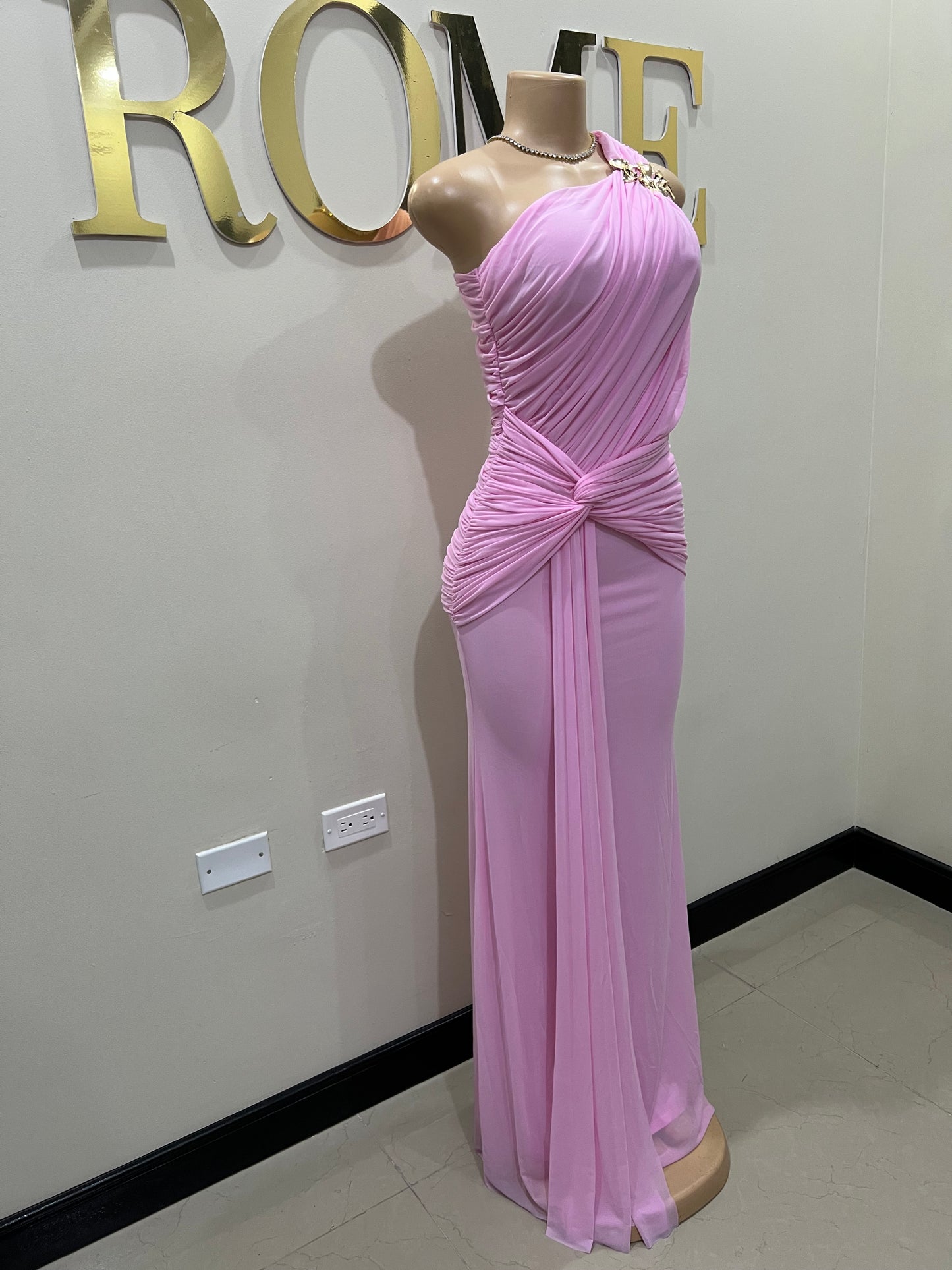 Michelle Petal Grace Dress (Light Pink)