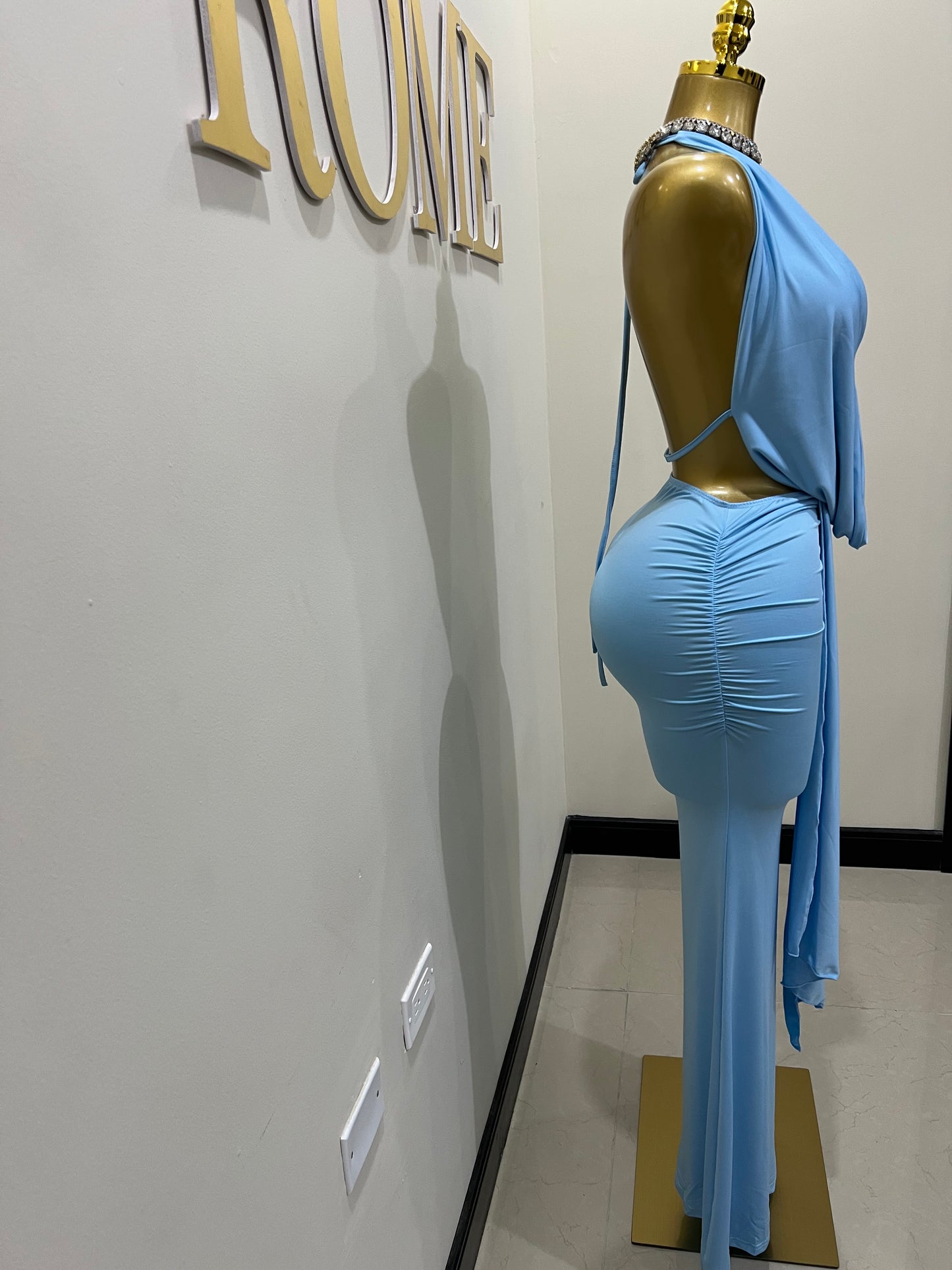 Astra Skirt Set (Blue)