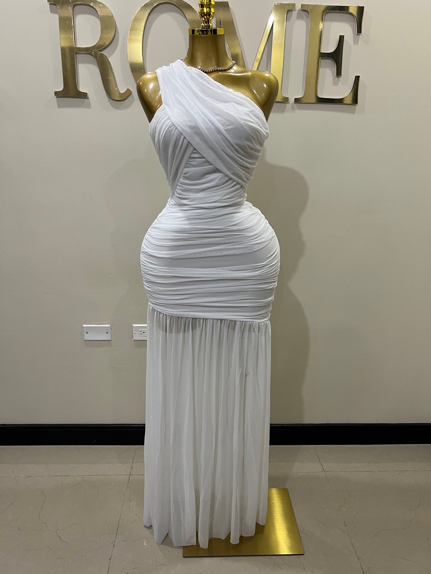 Michelle Kay Dress (White)