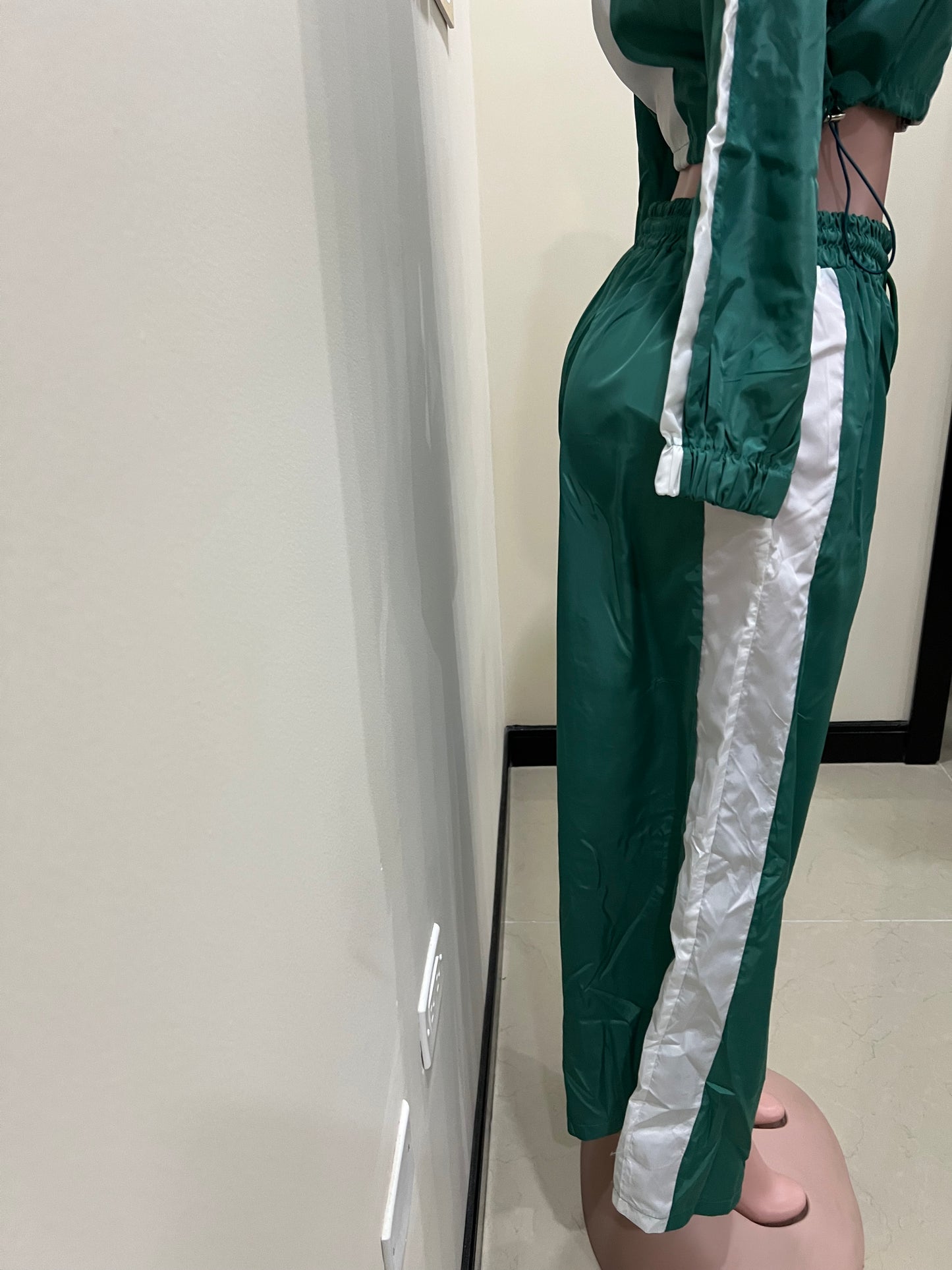 Brooklyn Tracksuit Pants Set (Green)