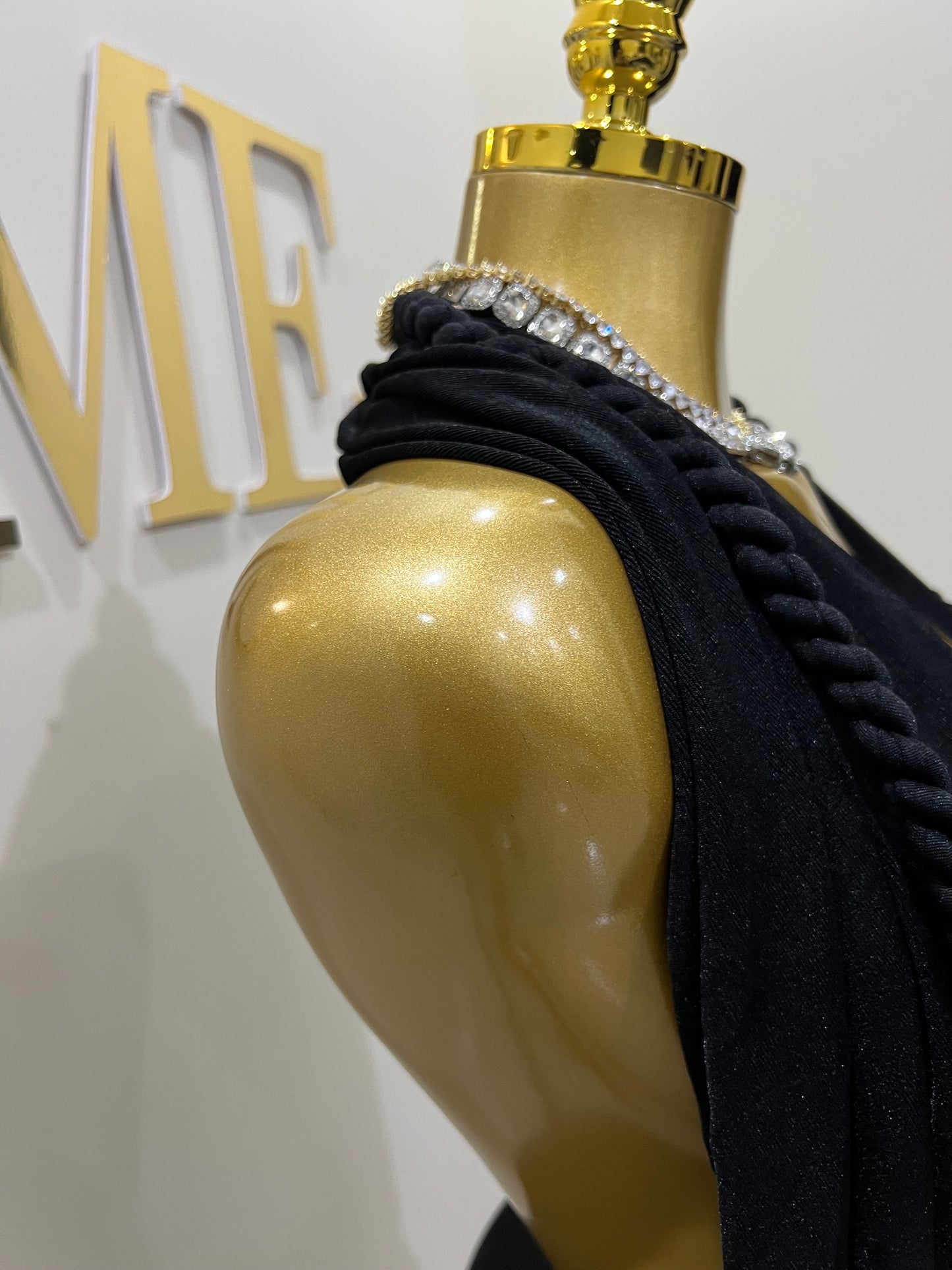 Cassie Rope Dress (Black)