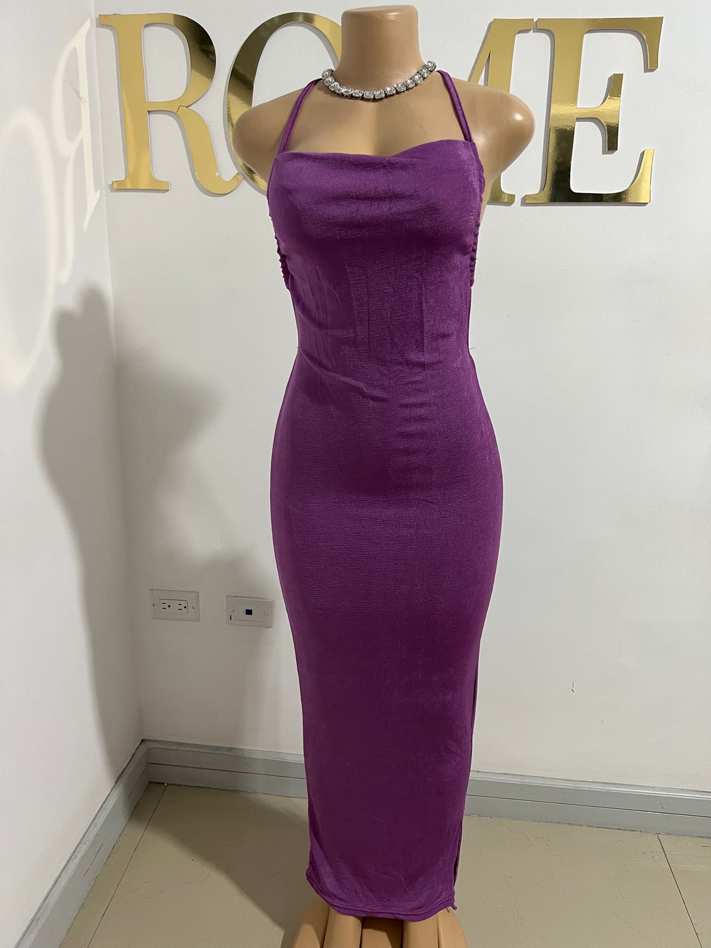 Carey Vibe Dress (Purple)