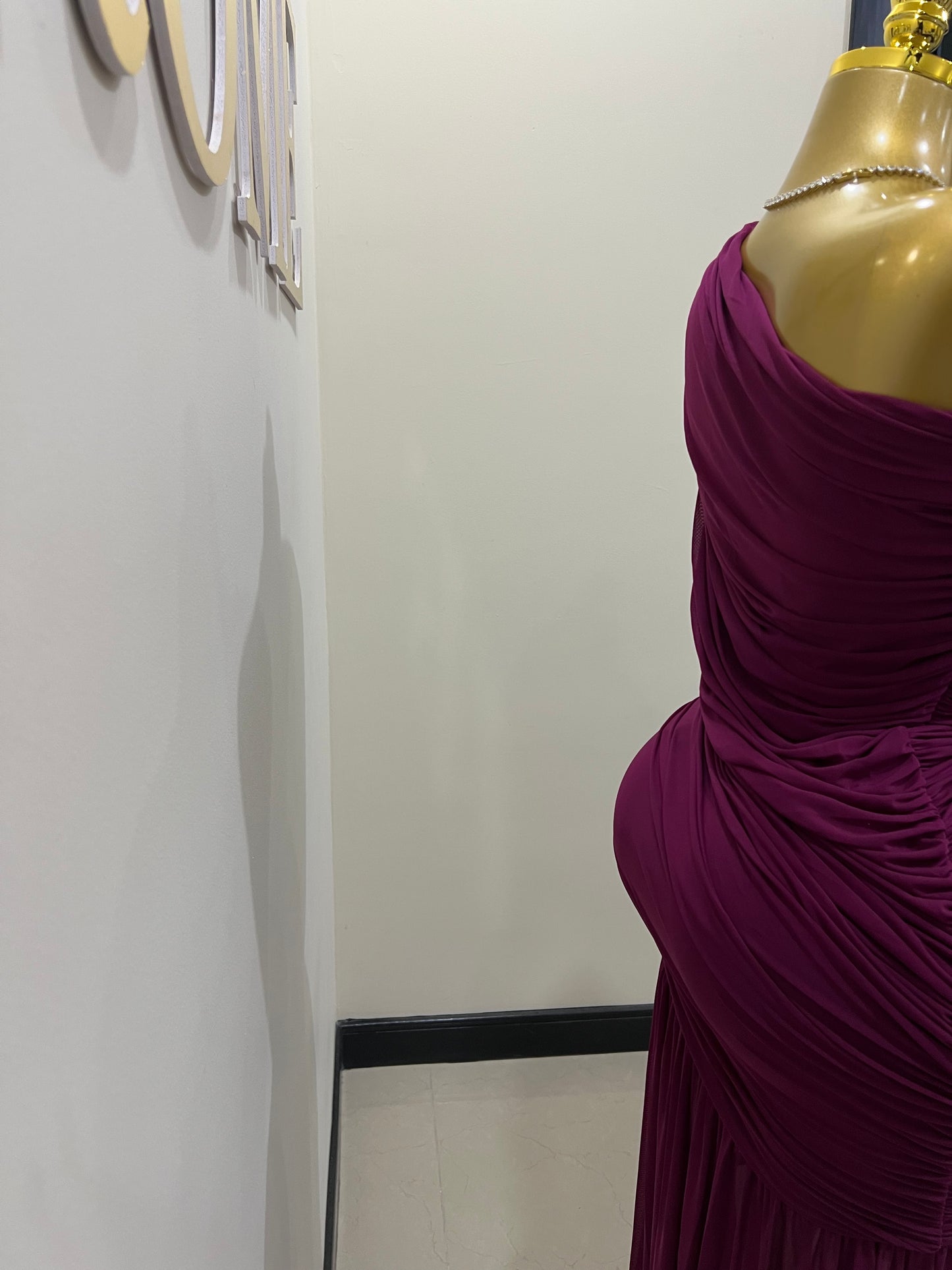 Michelle Aviv Split Dress (Bright Purple)