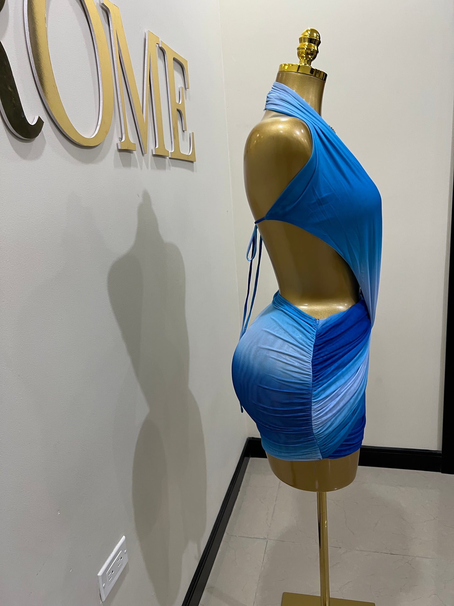 Asia Paradise Mesh Dress (Blue)