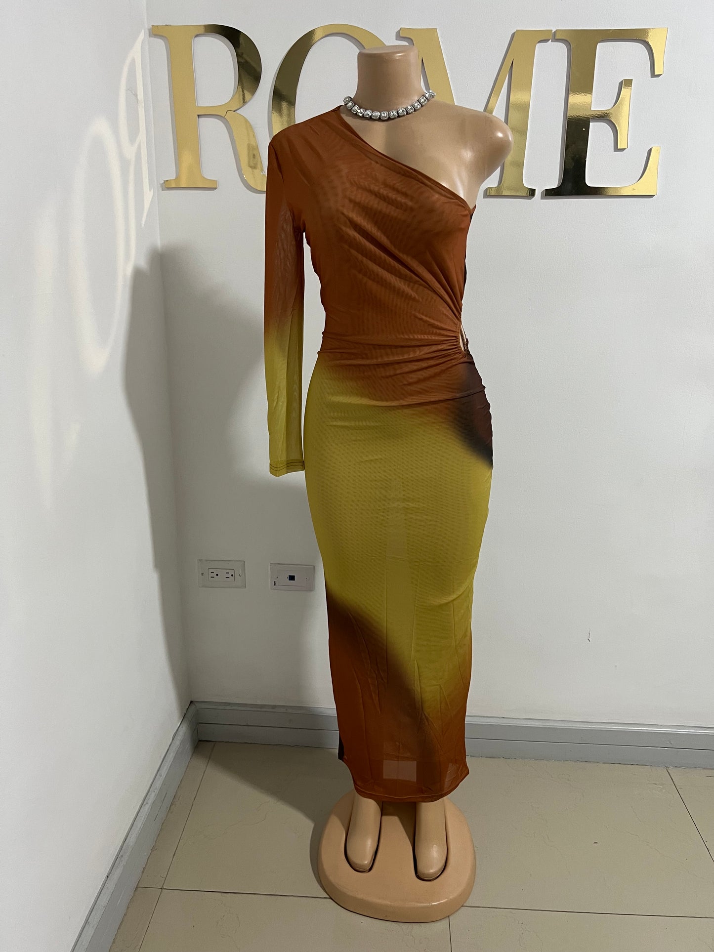 Carli Vibe Dress (Brown)