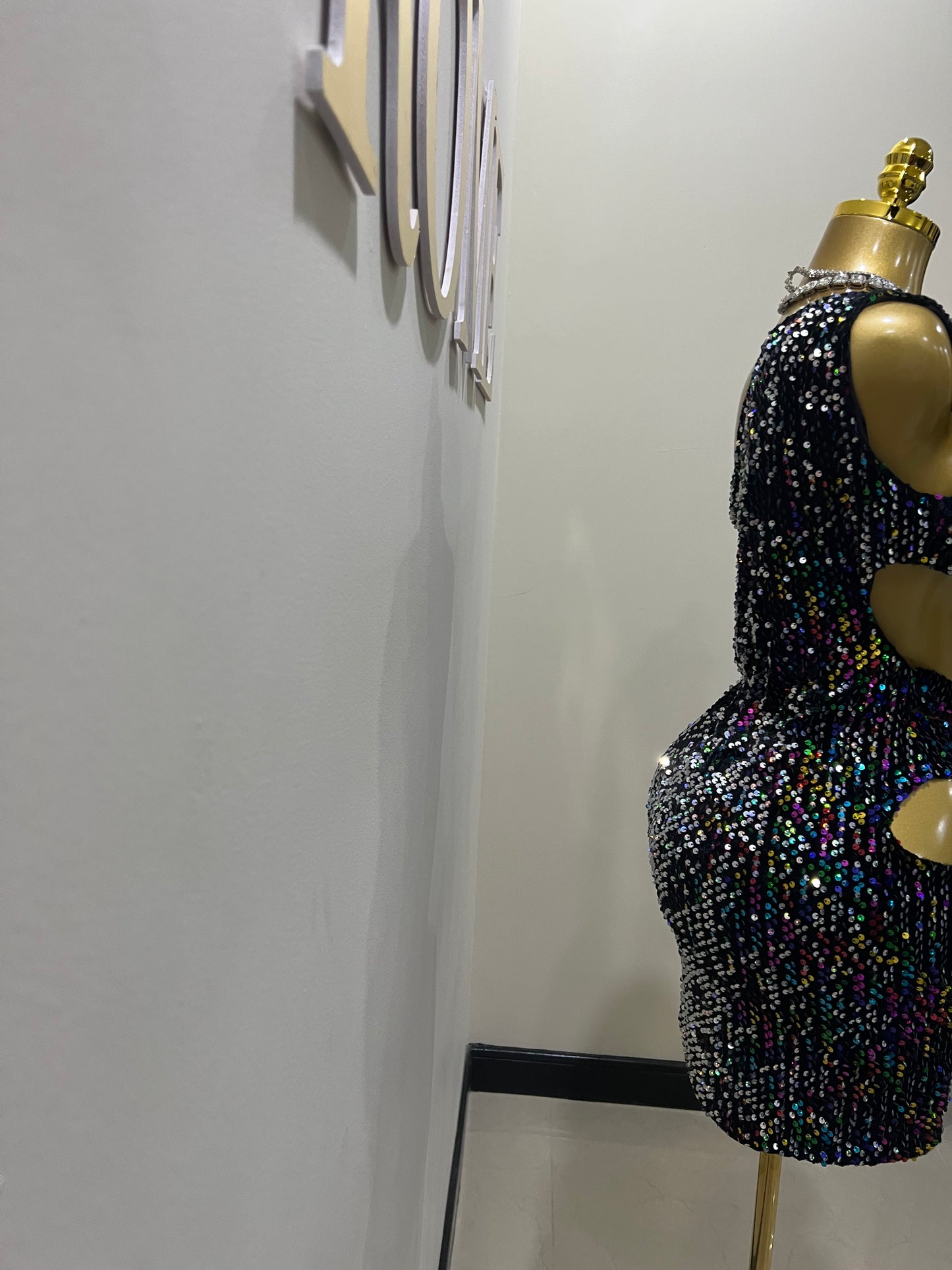 Ibiza Sequin Dress (Multi-color)