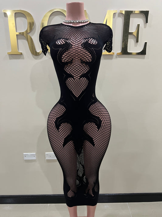 Fire Tights Dress (Black)