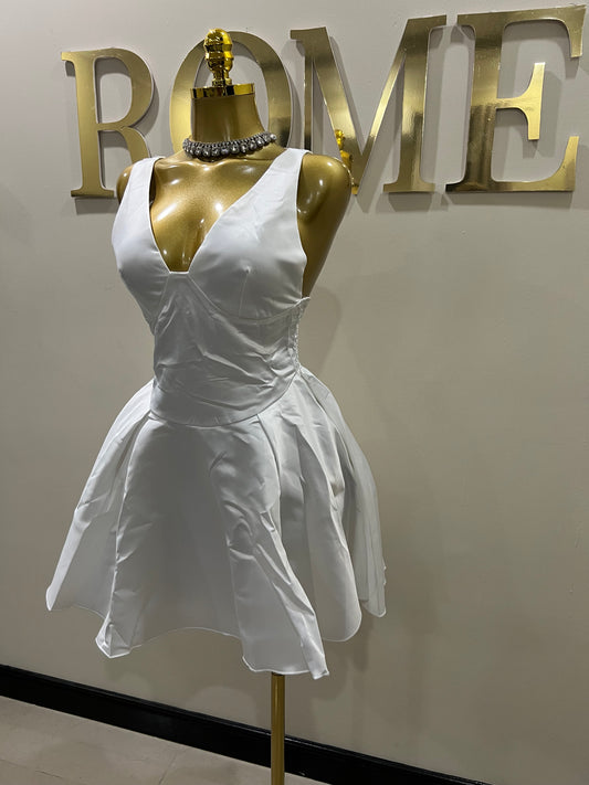 Tara Diana Dress (White)