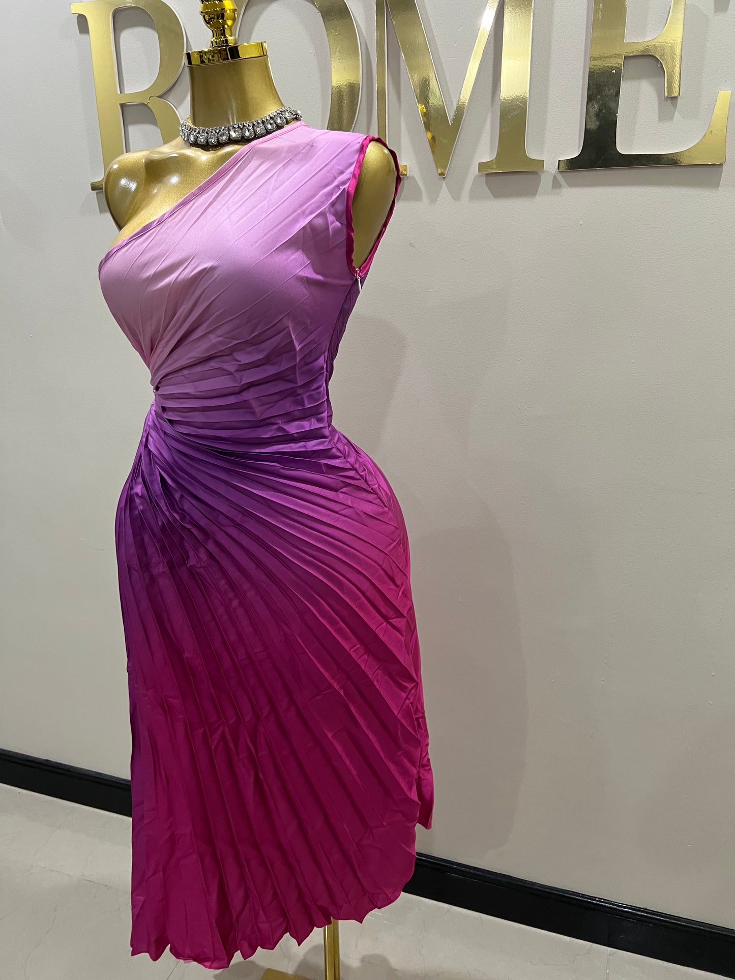 Carli Dress (Pink - purple)