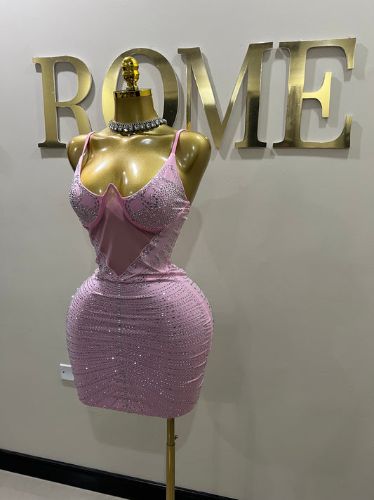 Medusa Party Dress (Pink)