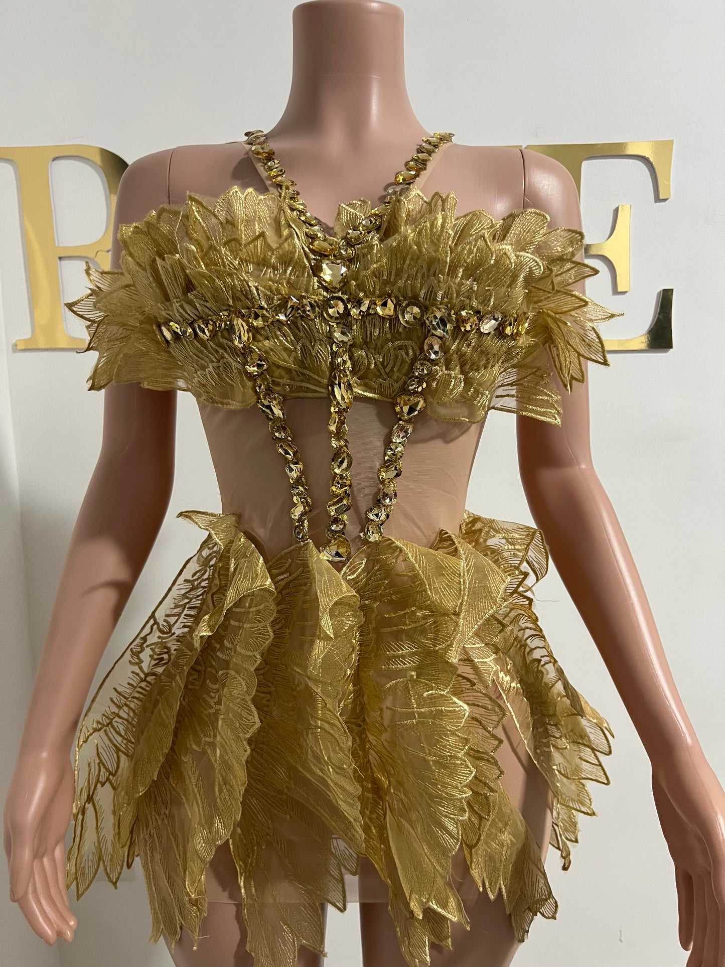 Fairy Gemstone Dress (Gold)