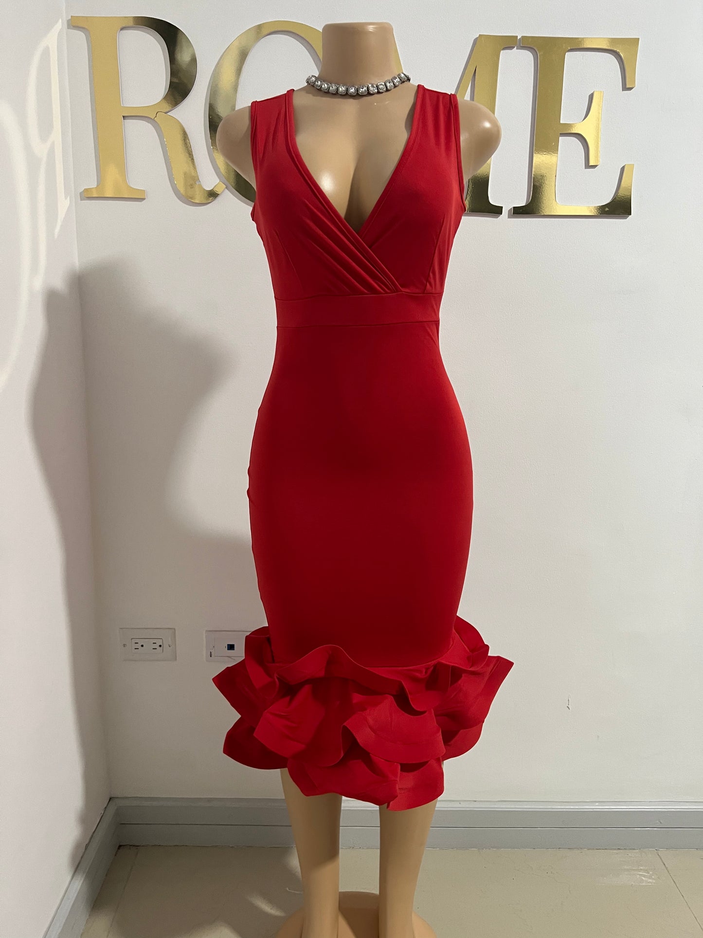 Sharon Slay Dress (Red)