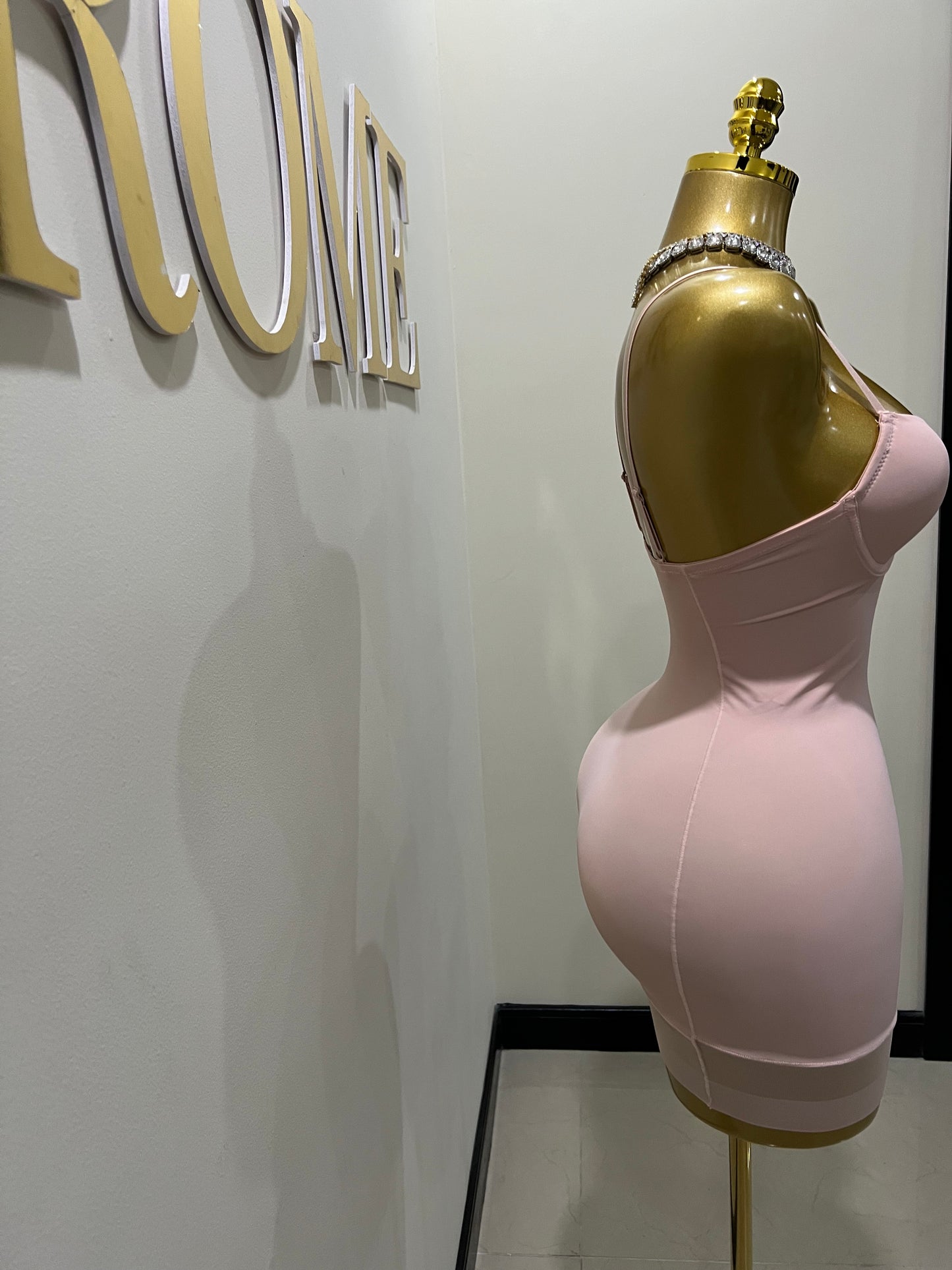 Shapewear Lingerie Dress (Dusty-Pink)