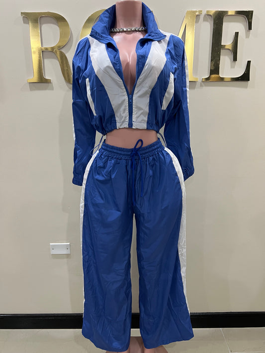 Brooklyn Tracksuit Pants Set (Blue)