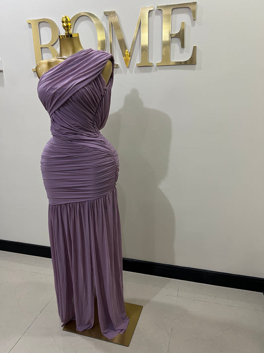 Michelle Aviv Split Dress (Purple)