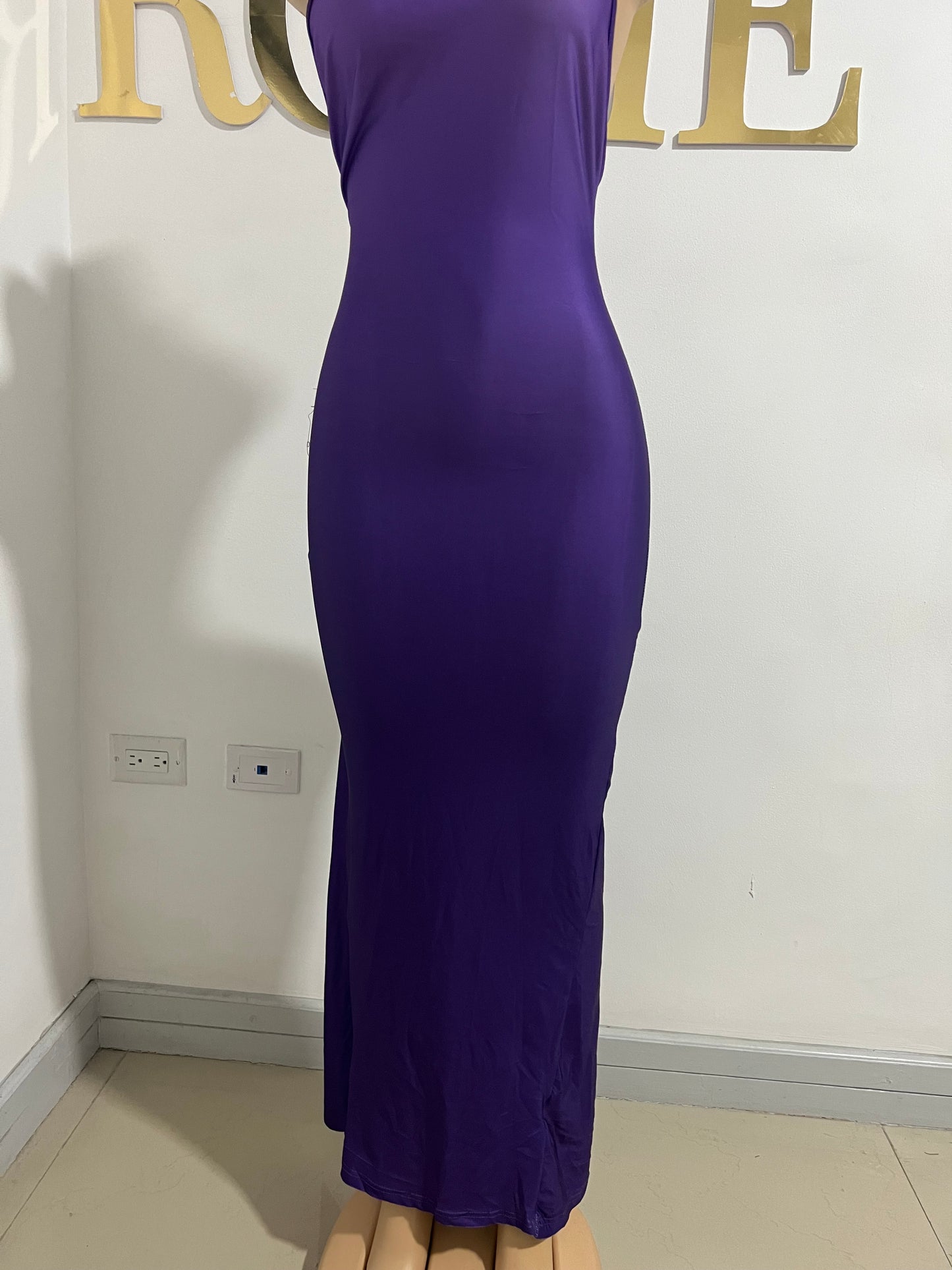 Toya Dress (Purple Gradient)