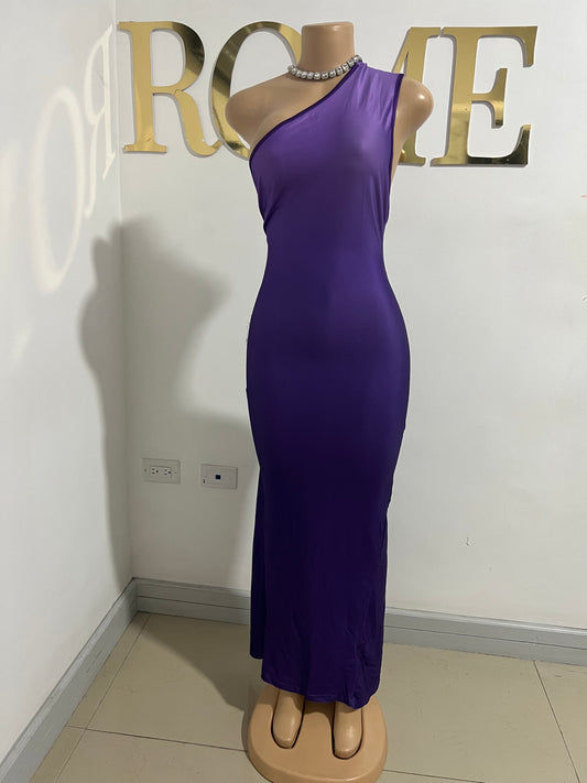 Toya Dress (Purple Gradient)