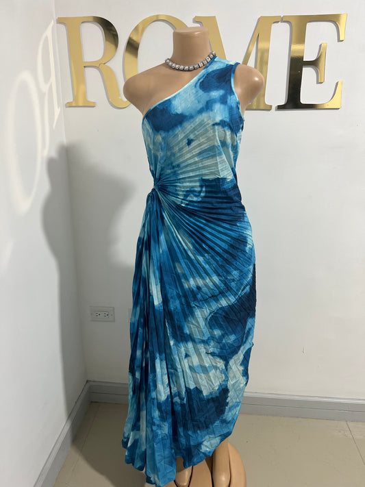 Carli Dress (Sea - Blue)